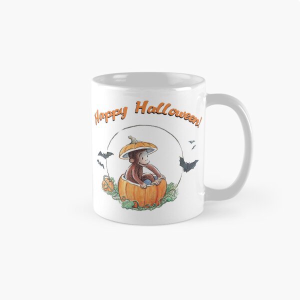 Item preview, Curious George Halloween Pumpkin designed and sold by VelourEmber.