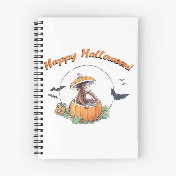 Item preview, Curious George Halloween Pumpkin designed and sold by VelourEmber.