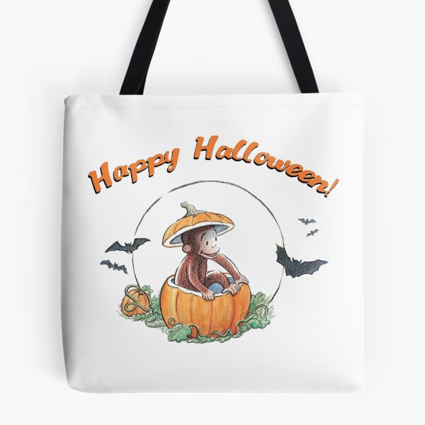 Item preview, Curious George Halloween Pumpkin designed and sold by VelourEmber.