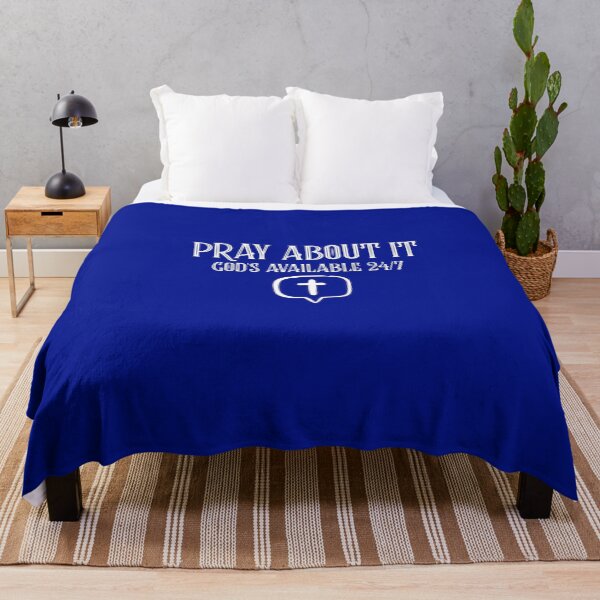 Item preview, PRAY ABOUT IT GOD'S AVAILABLE 24/7 CHRISTIAN APPAREL designed and sold by VFamDesigns.