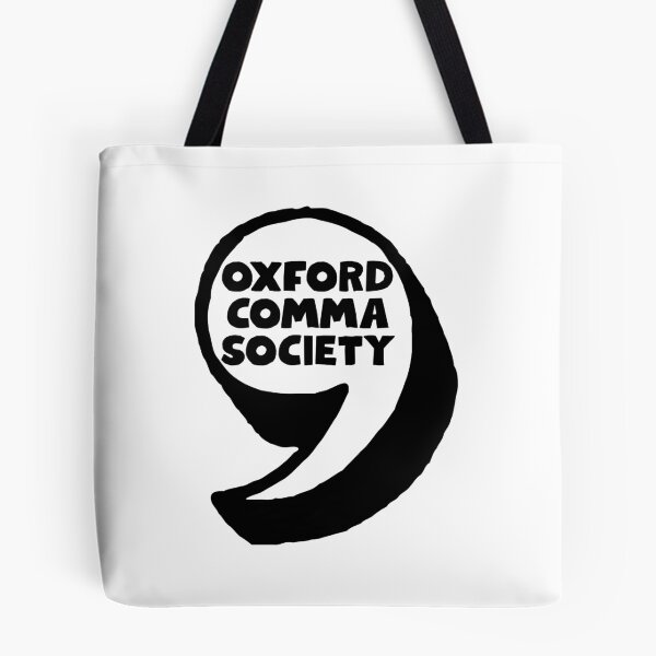 Item preview, Oxford Comma Society designed and sold by Neadoodles.