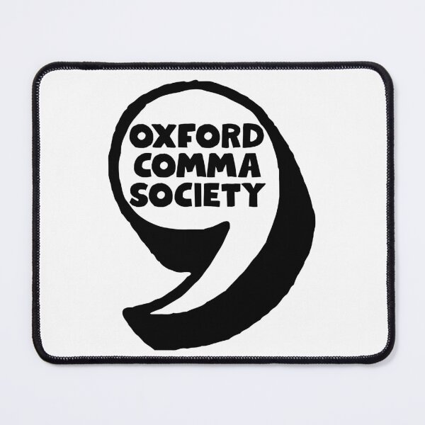 Item preview, Oxford Comma Society designed and sold by Neadoodles.