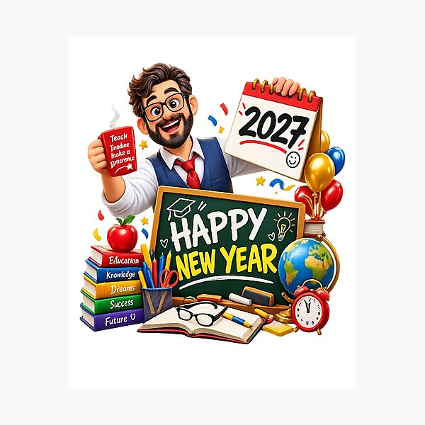 Item preview, Happy New Year 2027 Professional Art designed and sold by 4U---Store.