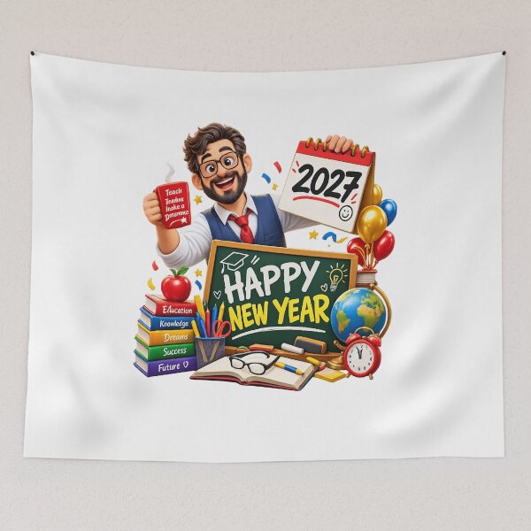 Item preview, Happy New Year 2027 Professional Art designed and sold by 4U---Store.