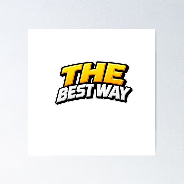 Item preview, THE BEST WAY – Motivational Typography designed and sold by Nopidesign-.