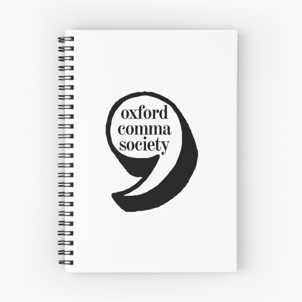 Item preview, Oxford Comma Society designed and sold by Neadoodles.