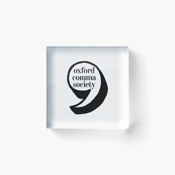 Item preview, Oxford Comma Society designed and sold by Neadoodles.
