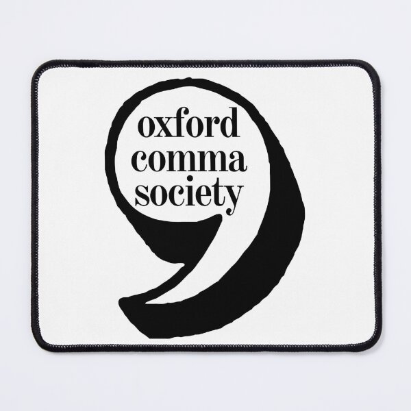 Item preview, Oxford Comma Society designed and sold by Neadoodles.