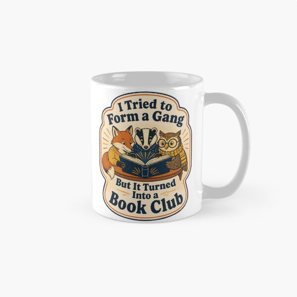 Item preview, I Tried to Form A Gang But It Turned Into A Book Club designed and sold by 21degrees-club.