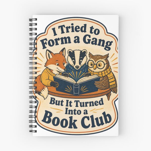 Item preview, I Tried to Form A Gang But It Turned Into A Book Club designed and sold by 21degrees-club.
