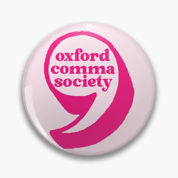 Item preview, Oxford Comma Society designed and sold by Neadoodles.