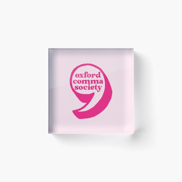 Item preview, Oxford Comma Society designed and sold by Neadoodles.