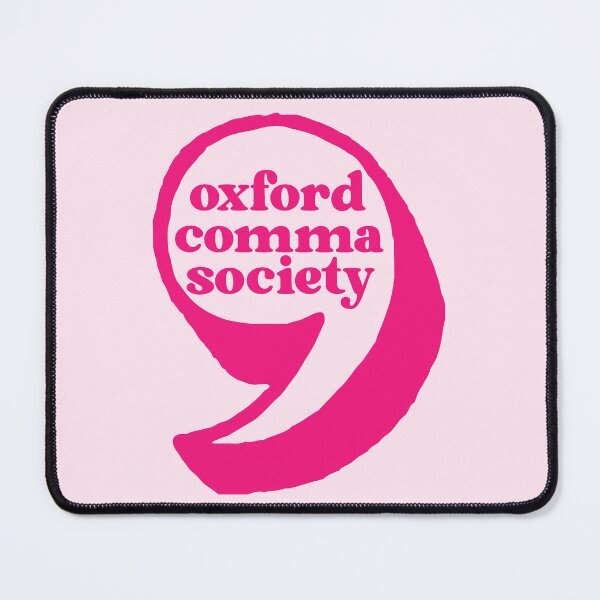 Item preview, Oxford Comma Society designed and sold by Neadoodles.