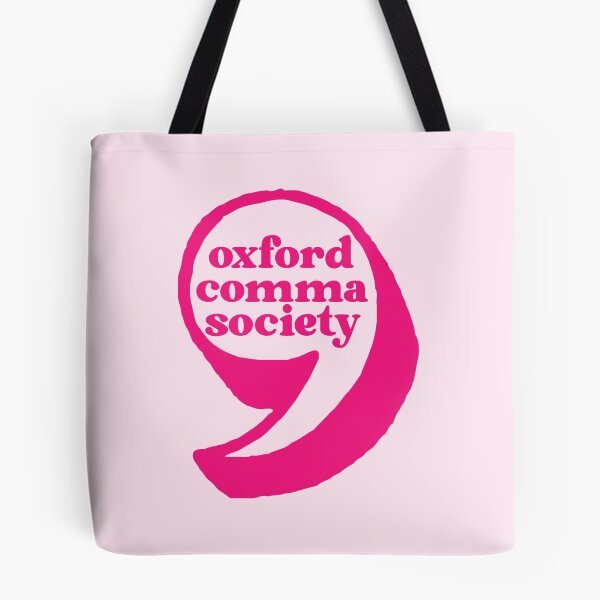 Item preview, Oxford Comma Society designed and sold by Neadoodles.