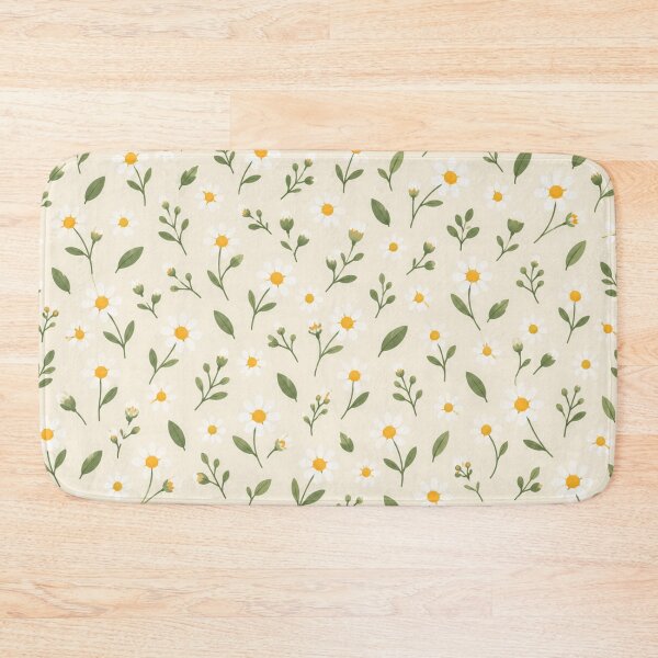 Item preview, Daisies and Green Leaves Pattern designed and sold by Myra365Art.