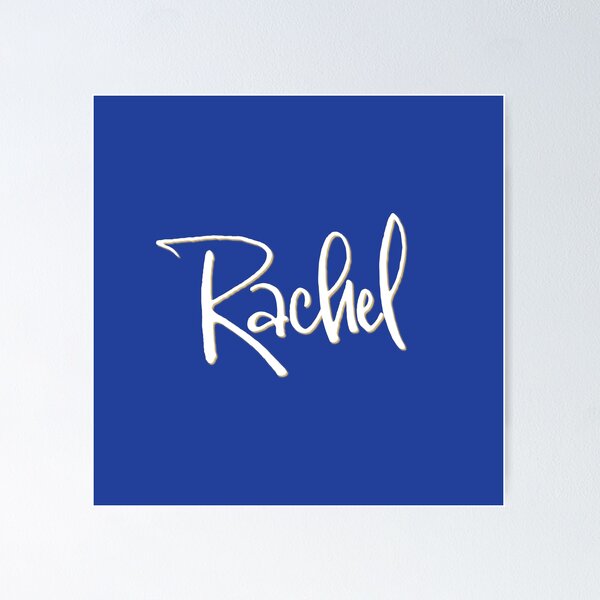 Item preview, RACHEL personalized type design designed and sold by CharlottePlaceArt.