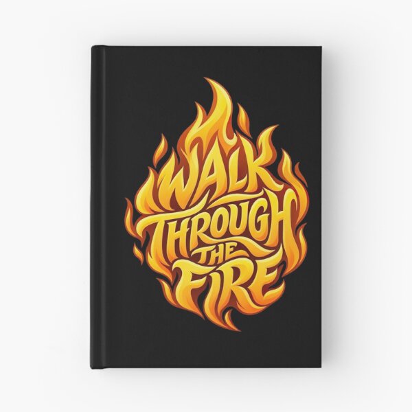 Item preview, Walk Through The Fire Flame T-Shirt | Motivational Strength Quote designed and sold by graphic-genie.