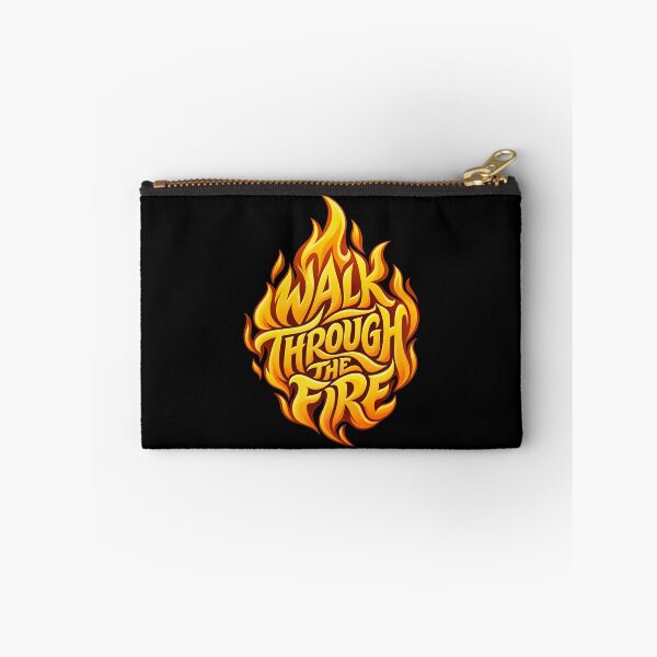 Item preview, Walk Through The Fire Flame T-Shirt | Motivational Strength Quote designed and sold by graphic-genie.
