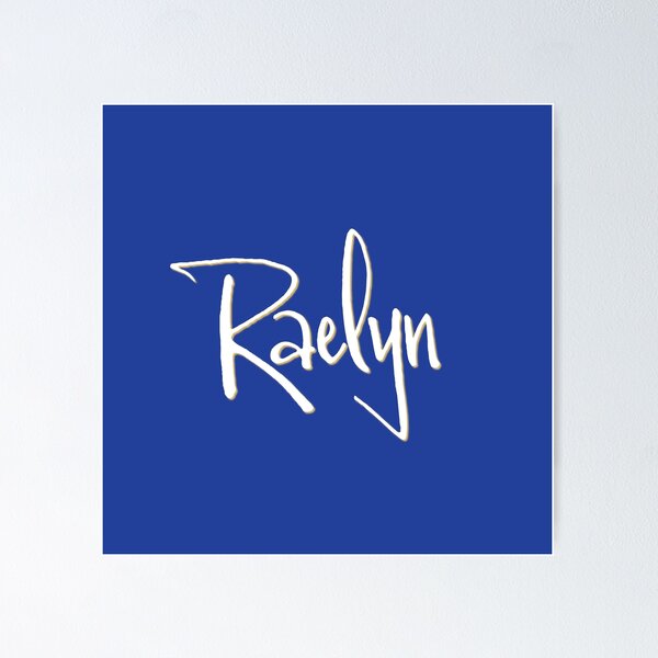Item preview, RAELYN personalized type design designed and sold by CharlottePlaceArt.