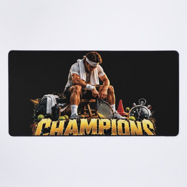 Item preview, Champions Are Made On The Practice Court | Tennis Motivation Gift designed and sold by M. Mamdouh Artworks.