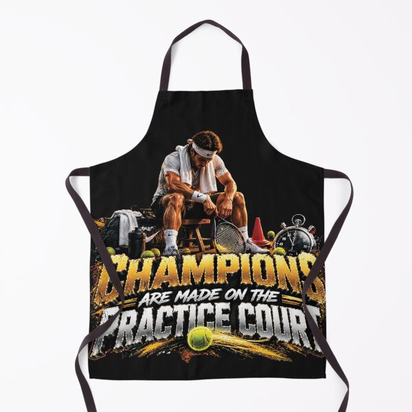 Item preview, Champions Are Made On The Practice Court | Tennis Motivation Gift designed and sold by M. Mamdouh Artworks.