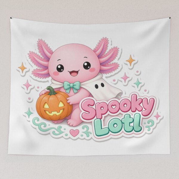 Item preview, Axolotl Mom Halloween Spooky Lotl Cute designed and sold by Soft Merch.
