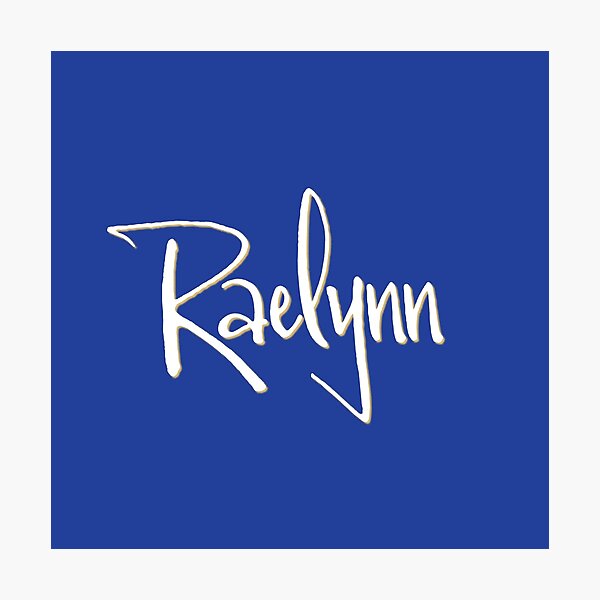 Item preview, RAELYNN personalized type design designed and sold by CharlottePlaceArt.