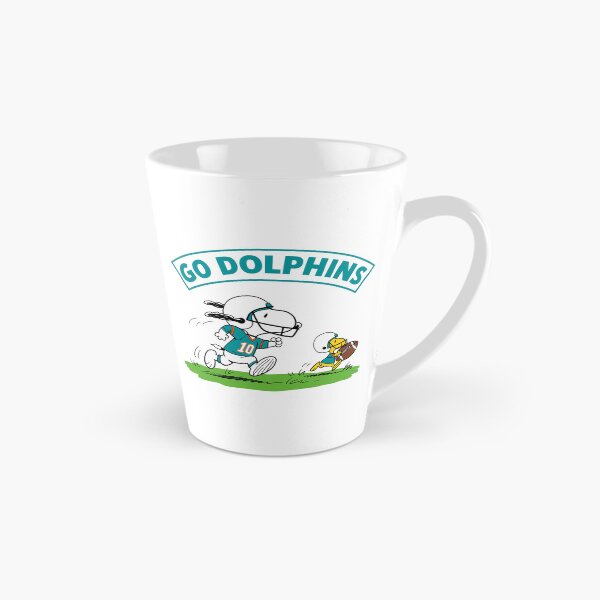 Item preview, Snoopy & Woodstock Miami Dolphins Football Retro F599 designed and sold by GLUVY-THEME.