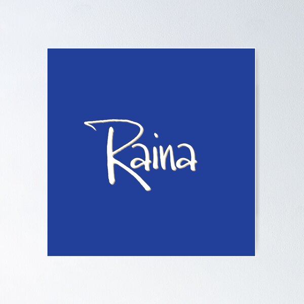 Item preview, RAINA personalized type design designed and sold by CharlottePlaceArt.