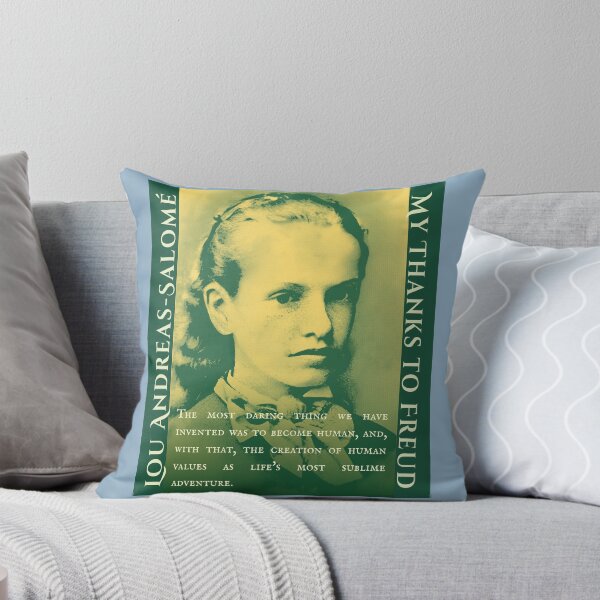 Item preview, Lou Andreas-Salomé quote: The most daring thing we have invented was to become human, and, with that, the creation of human values as life's most sublime adventure. designed and sold by artbleed.