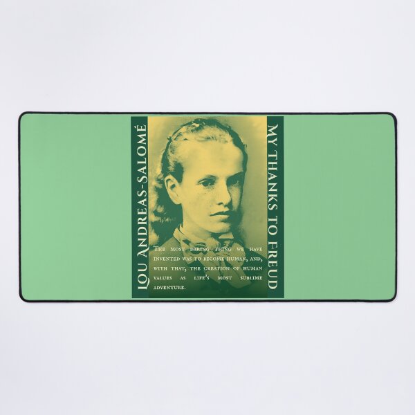 Item preview, Lou Andreas-Salomé quote: The most daring thing we have invented was to become human, and, with that, the creation of human values as life's most sublime adventure. designed and sold by artbleed.
