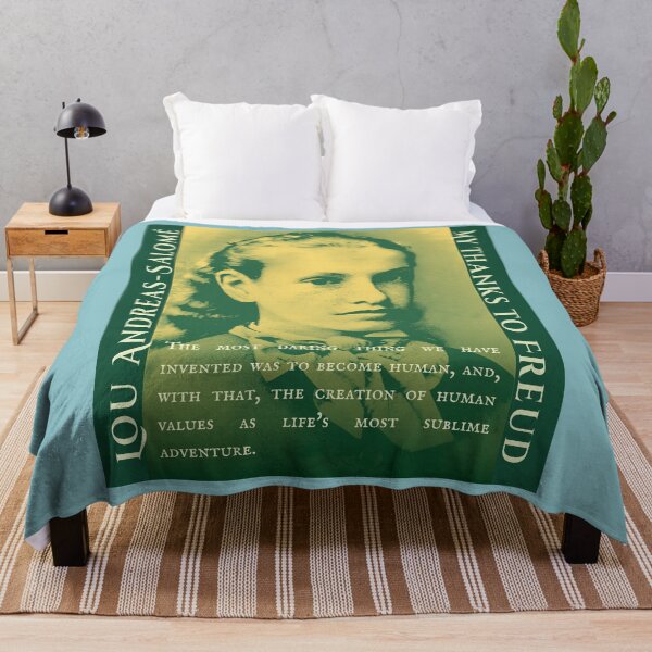 Item preview, Lou Andreas-Salomé quote: The most daring thing we have invented was to become human, and, with that, the creation of human values as life's most sublime adventure. designed and sold by artbleed.