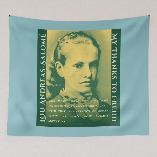 Item preview, Lou Andreas-Salomé quote: The most daring thing we have invented was to become human, and, with that, the creation of human values as life's most sublime adventure. designed and sold by artbleed.