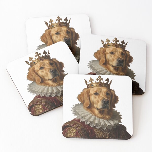 Item preview, Golden Retriever Royal Renaissance – Premium Dog Shirt designed and sold by design-rebell.