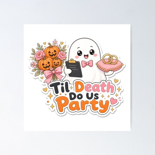 Item preview, Wedding Planner Halloween Til Death Do Us Party designed and sold by Soft Merch.