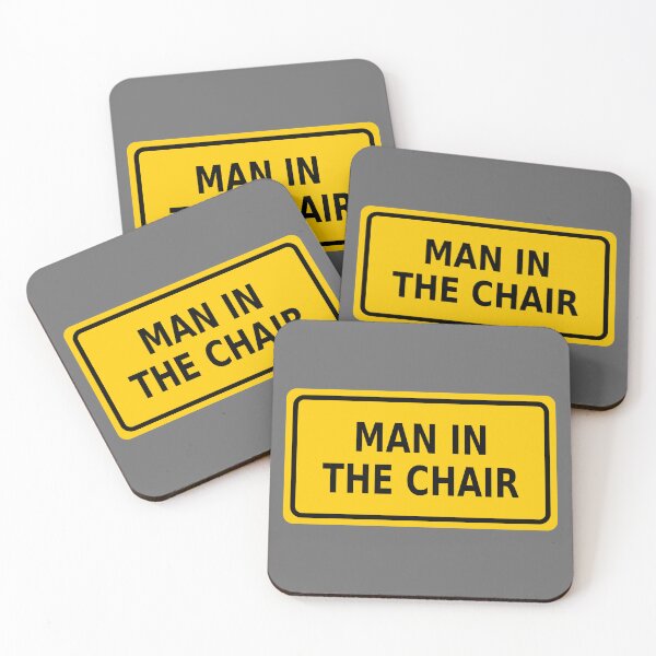 Item preview, Man in the Chair Label designed and sold by Karate Octopus.