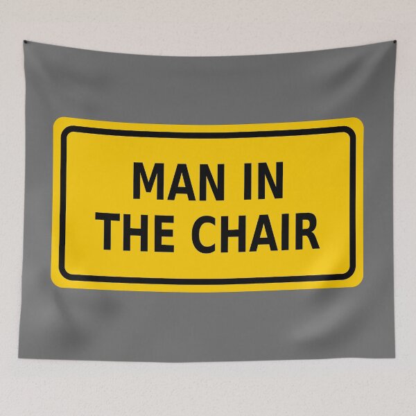 Item preview, Man in the Chair Label designed and sold by Karate Octopus.