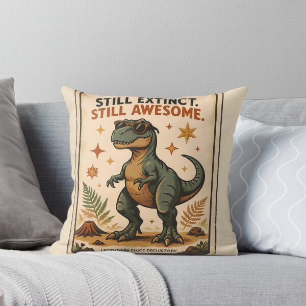 Item preview, Still Extinct. Still Awesome. – Retro T-Rex designed and sold by Origamoart.