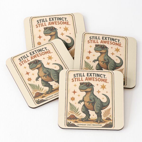Item preview, Still Extinct. Still Awesome. – Retro T-Rex designed and sold by Origamoart.