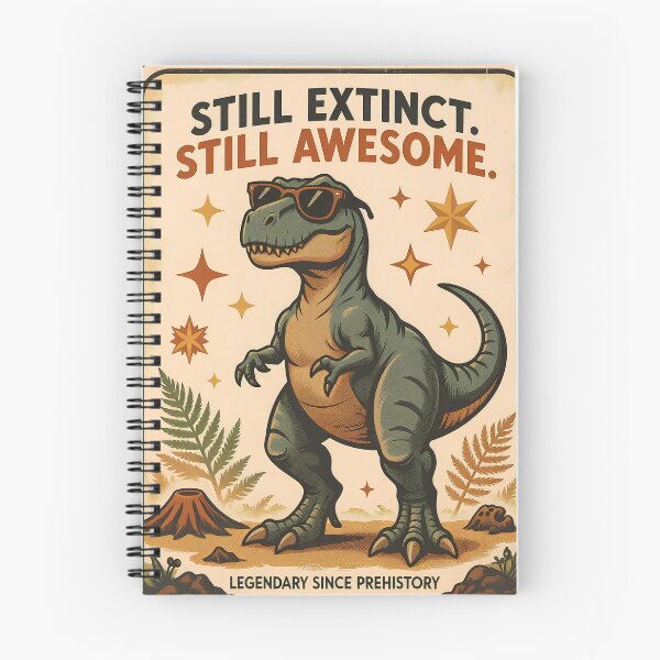 Item preview, Still Extinct. Still Awesome. – Retro T-Rex designed and sold by Origamoart.