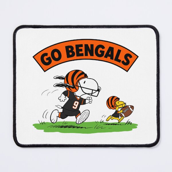 Item preview, Snoopy & Woodstock Cincinnati Bengals Football Retro F600 designed and sold by GLUVY-THEME.