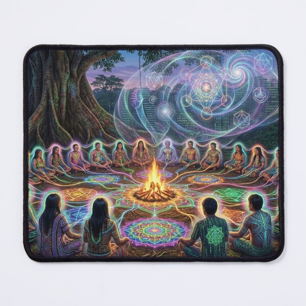 Item preview, Soul and Consciousness · Shamanic Journey | Sacred Visionary Psychedelia designed and sold by RoninGangStudio.