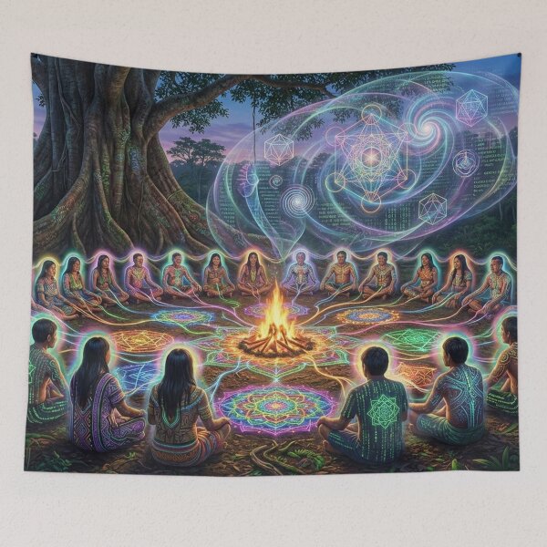 Item preview, Soul and Consciousness · Shamanic Journey | Sacred Visionary Psychedelia designed and sold by RoninGangStudio.