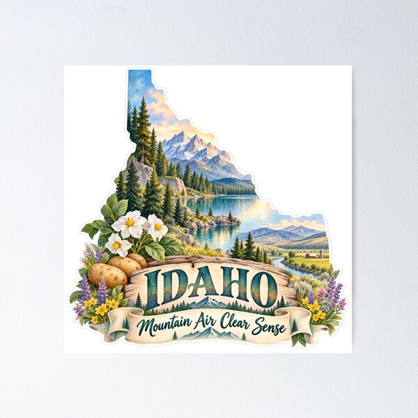 Item preview, Idaho Mountain Air Clear Sense designed and sold by Whimspired By Paxx.