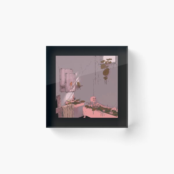 Aperçu de l'œuvre squelette de salle de bain abandonnée créée et vendue par pinkcee.