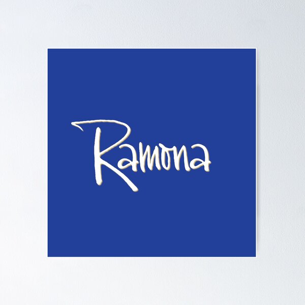 Item preview, RAMONA personalized type design designed and sold by CharlottePlaceArt.