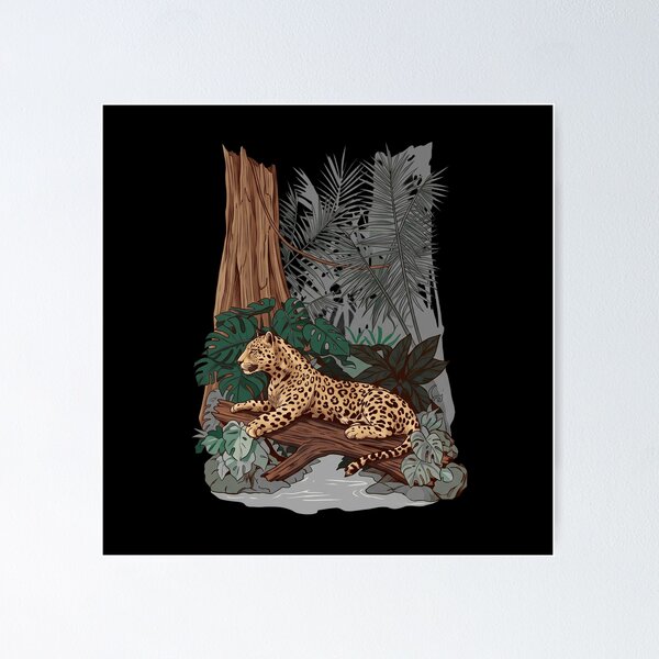 Item preview, Jungle Leopard Rest designed and sold by pinkcee.