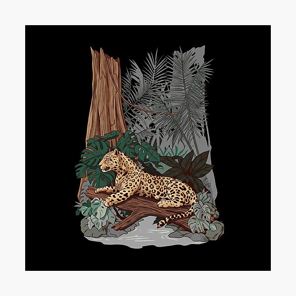 Item preview, Jungle Leopard Rest designed and sold by pinkcee.
