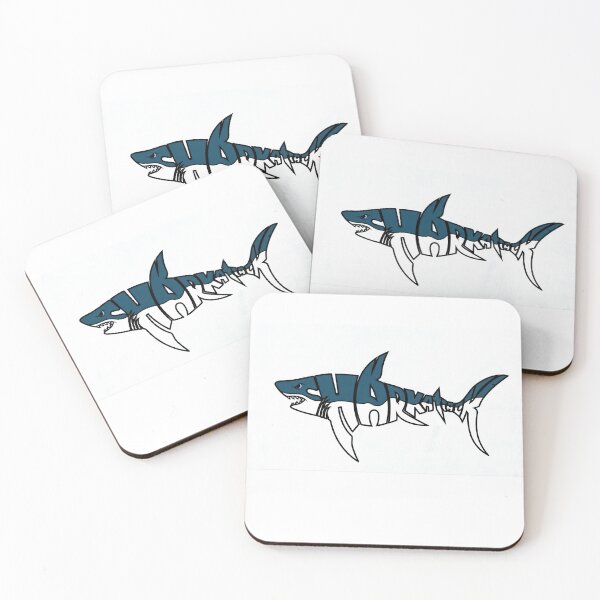 Item preview, Shark attack Typography designed and sold by andreisky.