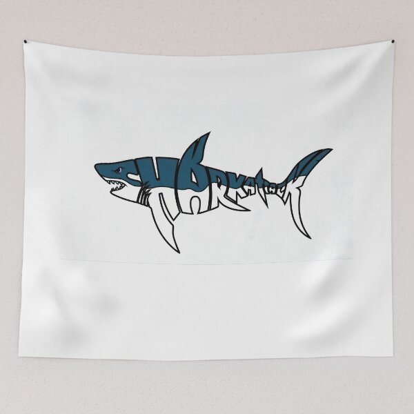 Item preview, Shark attack Typography designed and sold by andreisky.